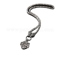Collane vintage da uomo con pendente vichingo in lega di zinco.&nbsp;WGF2FB9-02