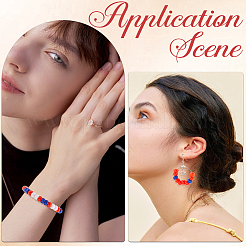 800шт непрозрачные пластиковые бусины&nbsp;KY-SP0001-47C