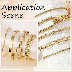 2 ensemble de 2 bracelets et joncs en alliage pour femmes&nbsp;BJEW-SP0001-34B