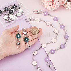 5 шт. 5 цвета сплава эмали телефон ремешок цепи для руки&nbsp;AJEW-PH0006-53