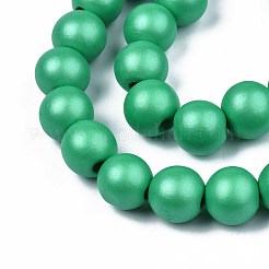 Расписные бусины из натурального дерева&nbsp;WOOD-S053-58D