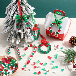 Ensemble de perles de Noël en acrylique et en plastique&nbsp;DIY-SC0026-81C