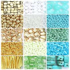 Наборы для самостоятельного изготовления браслетов из бусин в стиле бохо&nbsp;DIY-YW0011-36