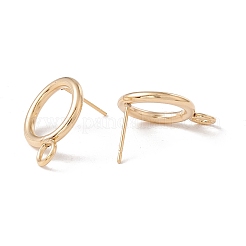 Фурнитура для сережек-гвоздиков из нержавеющей стали 304&nbsp;X-STAS-P308-02B-G