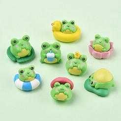 1 комплект украшений в виде смоляной лягушки&nbsp;AJEW-FS0001-24