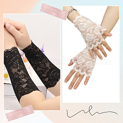 Ruban de dentelle à fleurs en nylon&nbsp;OCOR-WH20013-010A