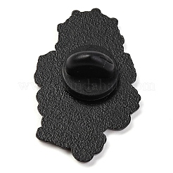 Брошь-булавка в виде цветка розы Сан Иуда из цинкового сплава с эмалью&nbsp;LS-JEWB-S033-03B-01