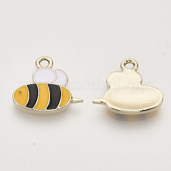 Подвески из легкого позолоченного сплава&nbsp;LS-X-ENAM-T009-32B