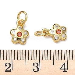 Латунные микро проложить кубического циркония подвески&nbsp;KK-P348-05G-03