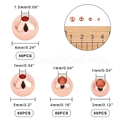 Spacer бисер латунные&nbsp;KK-AR0001-90RG