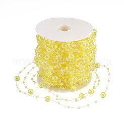 Chaînes à maillons ronds en acrylique&nbsp;DIY-MB0007-001F