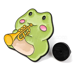 Эмалированные булавки с мультяшной лягушкой&nbsp;JEWB-S033-02D