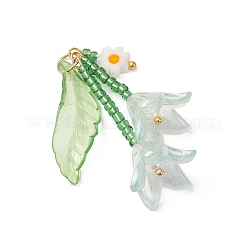 Стеклянные подвески из бисера&nbsp;PALLOY-MZ01240-01