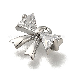 Стойки обшивки латунь микро проложить кубическую прелесть диоксида циркония&nbsp;KK-M014-02B-P