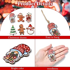 Рождественские тематические подвесные украшения&nbsp;DIY-YW0010-68