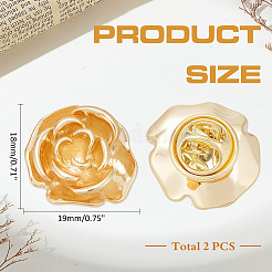 2 шт. латунные булавки для лацканов одежды рюкзака&nbsp;JEWB-ME0001-17