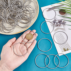 100 шт. соединительные кольца из нержавеющей стали 304&nbsp;FIND-PH0023-50