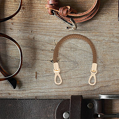 Вырезать полые 2шт плетеные круглые ремни для сумок из искусственной кожи ручки для сумок&nbsp;FIND-CL0001-02A