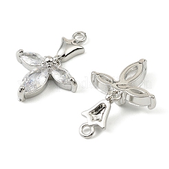 Латунные микро проложить кубического циркония подвески&nbsp;LS-KK-C107-18B-P