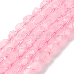 Граненые бусины из натурального розового кварца с драгоценными камнями&nbsp;LS-G-J331-02-8mm