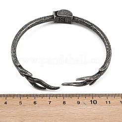 Ретро-браслеты-манжеты из хирургической нержавеющей стали 316&nbsp;BJEW-C125-10AS