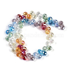 Стеклянные бусины с гальваническим покрытием &nbsp;EGLA-B009-01A