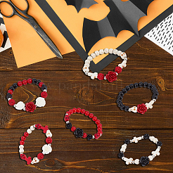 Наборы для самостоятельного изготовления браслетов на тему Хэллоуина&nbsp;DIY-SC0031-78