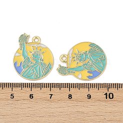 Подвески из эмали и сплава&nbsp;ENAM-V001-02B-G