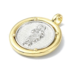 Подвески из латуни с покрытием из настоящего 18-каратного золота&nbsp;KK-B084-17G