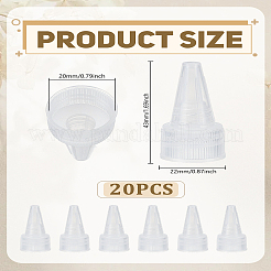 20 шт. полипропиленовый колпачок для наконечника&nbsp;KY-LP0001-18
