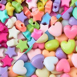 900шт 2 стиля непрозрачные акриловые бусины&nbsp;MACR-PA0001-36