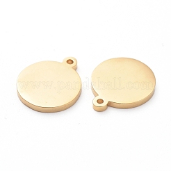 Dijes de etiqueta en blanco con estampado de acero inoxidable 304 con recubrimiento de PVD al vacío&nbsp;STAS-G215-10-G02