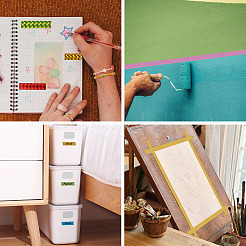 22 рулон 2 стилей лазерная сияющая БОПП пластиковая декоративная клейкая лента для альбома&nbsp;AJEW-TA0002-10