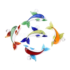 Pendentifs vernissées manuelles&nbsp;LA-N048-15