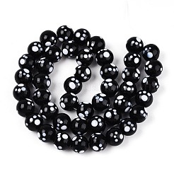 Бусы лэмпворк ручной работы&nbsp;LAMP-N028-21C