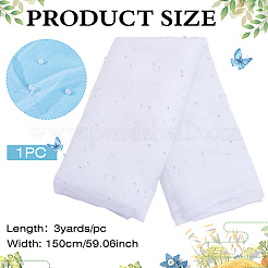 Tessuto in pizzo di poliestere&nbsp;DIY-WH0504-380B
