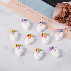 Кабошоны из смолы 30шт 5 цветов&nbsp;RESI-CJ0001-187