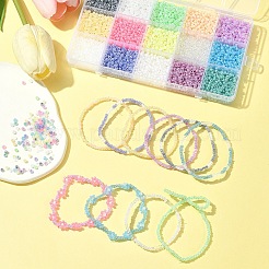 225 г 15-х цветных стеклянных бусин&nbsp;SEED-FS0001-35