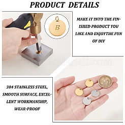 60 шт. 2-х цветные подвески из нержавеющей стали 304&nbsp;PALLOY-GA00040