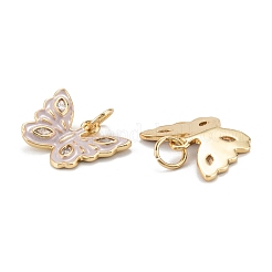 Pendenti in zirconi cubici trasparenti in micro pavè di ottone&nbsp;ZIRC-A020-03G