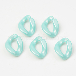 Opake Acryl Verknüpfung Ringe&nbsp;LS-OACR-S038-003A-01