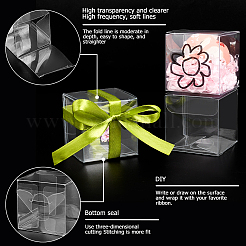 Прозрачные коробки для хранения чая для домашних животных&nbsp;CON-WH0106-08G