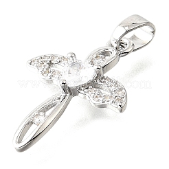 Латунные микро проложить кубического циркония подвески&nbsp;KK-V007-43P