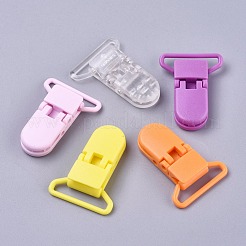 Umweltfreundliche PC-Schnullerclips aus Kunststoff&nbsp;AJEW-K010-01