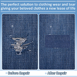5 foglio di toppe autoadesive in denim&nbsp;PATC-TA0001-61