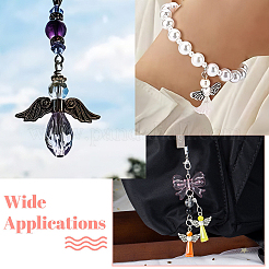 50шт 5 стиля бусины из сплава в тибетском стиле&nbsp;TIBEB-FP0001-05