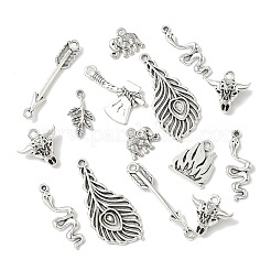 40шт 8 стиля подвески из сплава в тибетском стиле&nbsp;TIBEP-FP0001-17