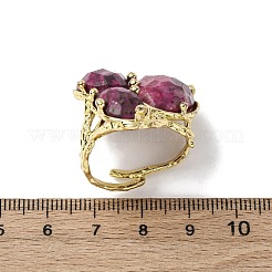 Манжеты из натурального кварца&nbsp;RJEW-M076-06G-02