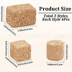 3 Beutel 3 Stile Holz Rick Miniatur Ornamente&nbsp;DOLL-CN0001-01