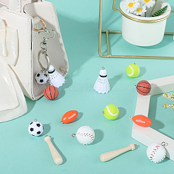 14 шт. 7 стиля спортивных подвесок из искусственной кожи&nbsp;DIY-SC0032-11